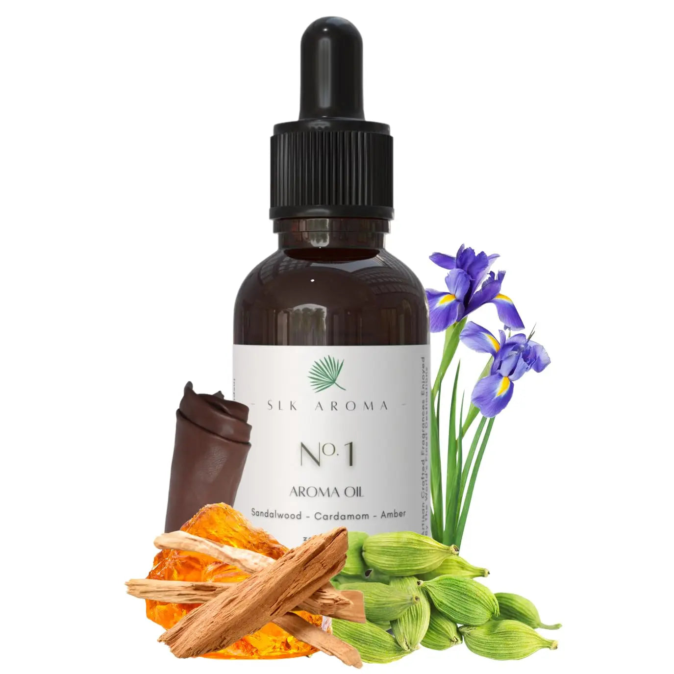 SLK Aroma - The No. 1 - Niche Blend of Essential Oils - Sandalwood, Cedarwood, Amber, Musk SLK Aroma Au supplements