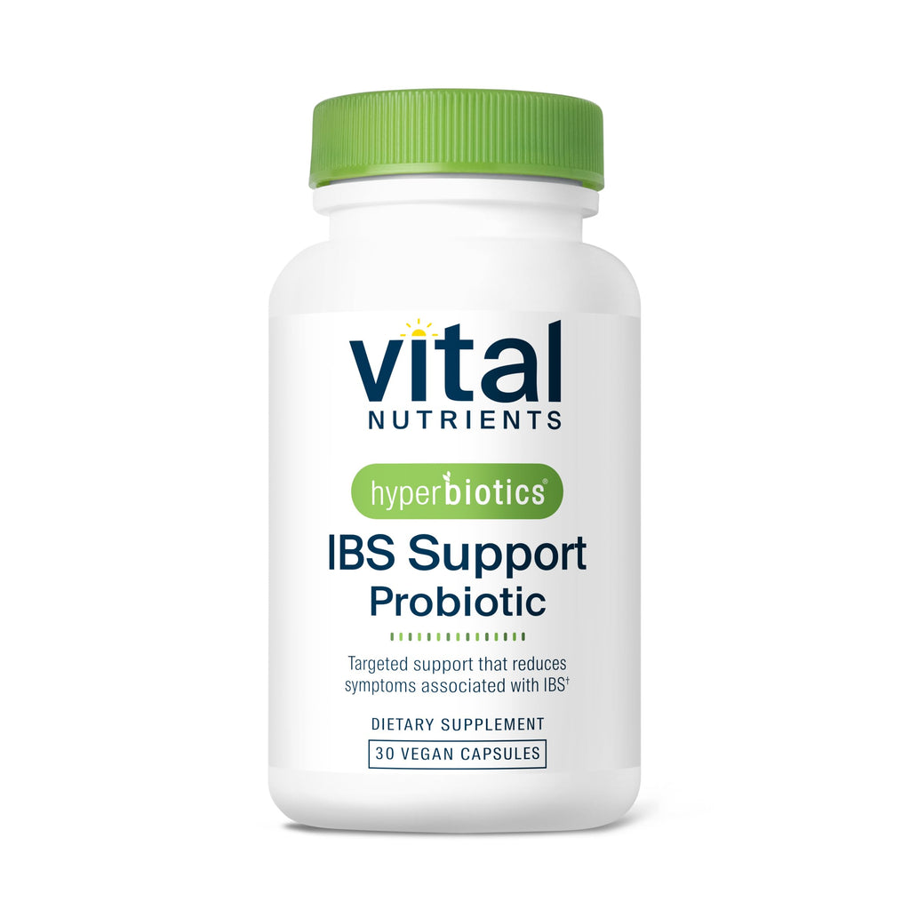 Hyperbiotics Vital Nutrients IBS Probiotic | Reduce Symptoms of IBS* | Clinically Studied Vegan probiotic for IBS Relief from Bloating, Gas, Diarrhea, & Abdominal Discomfort* | 30 Capsules Hyperbiotics Au supplements
