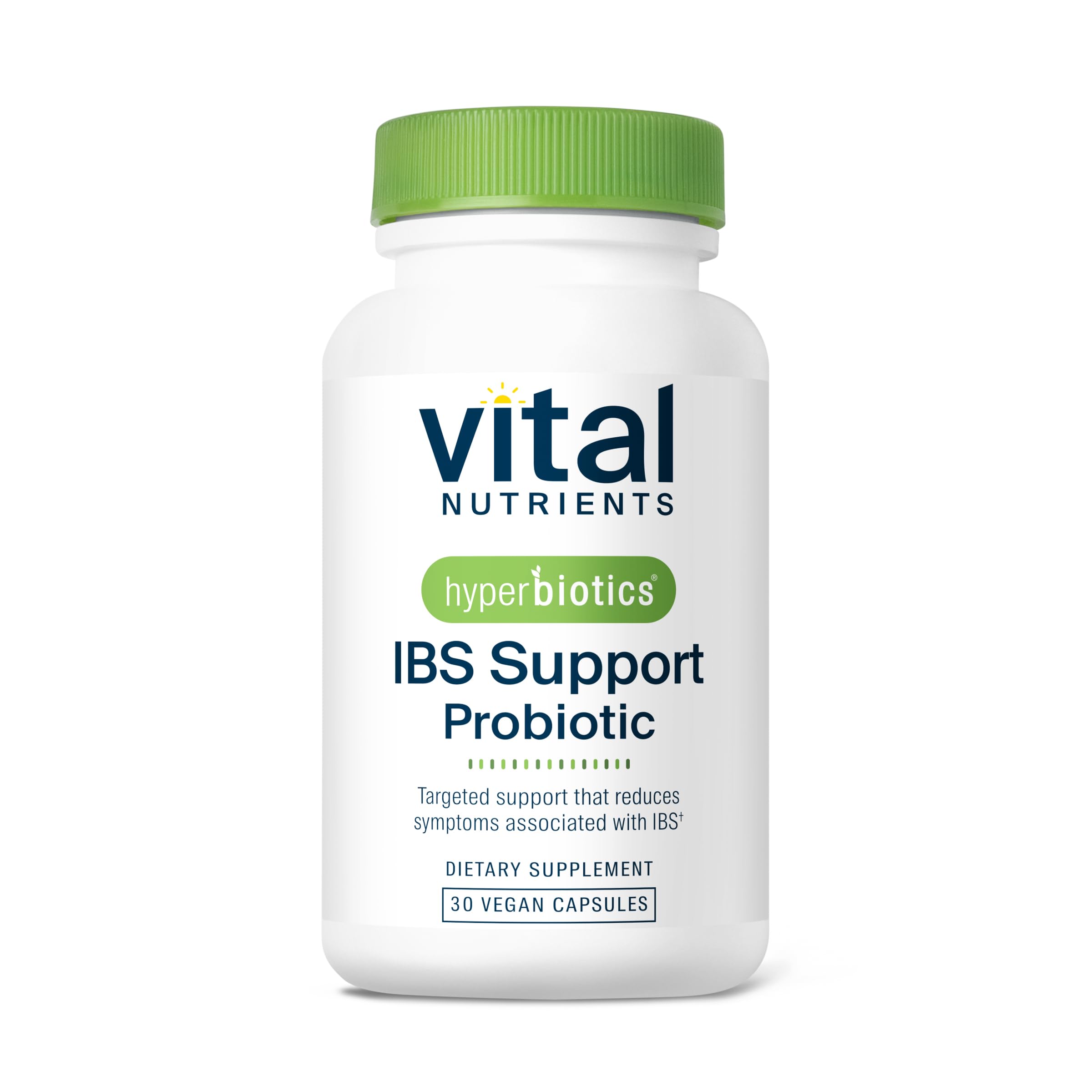 Hyperbiotics Vital Nutrients IBS Probiotic | Reduce Symptoms of IBS* | Clinically Studied Vegan probiotic for IBS Relief from Bloating, Gas, Diarrhea, & Abdominal Discomfort* | 30 Capsules Hyperbiotics Au supplements