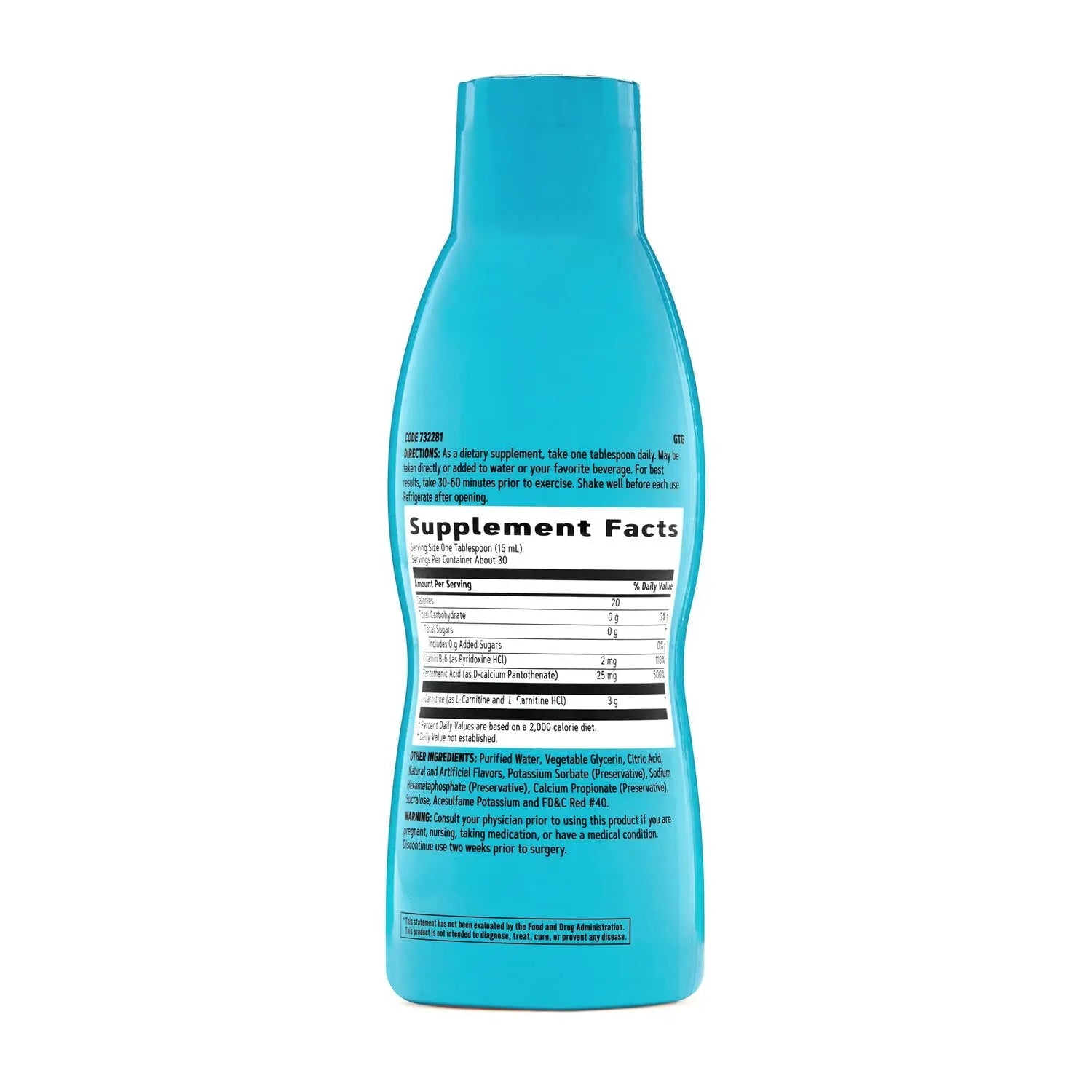 GNC Total Lean Triple Strength L-Carnitine Liquid | Supports Fatty Acid Metabolism GNC Au supplements