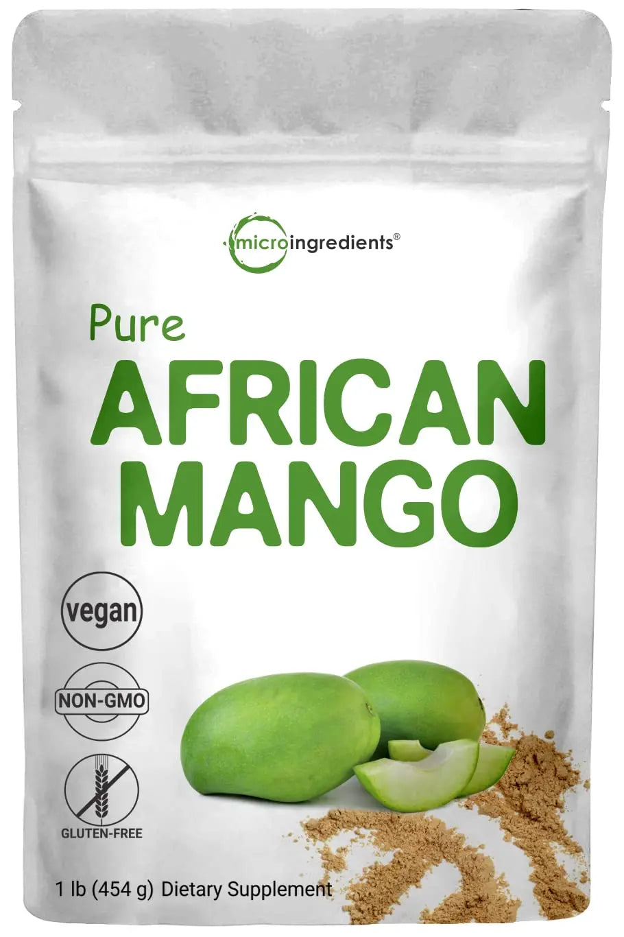 Sustainably Africa Grown, Pure African Mango Powder (Irvingia Gabonensis Powder Micro Ingredients Au supplements