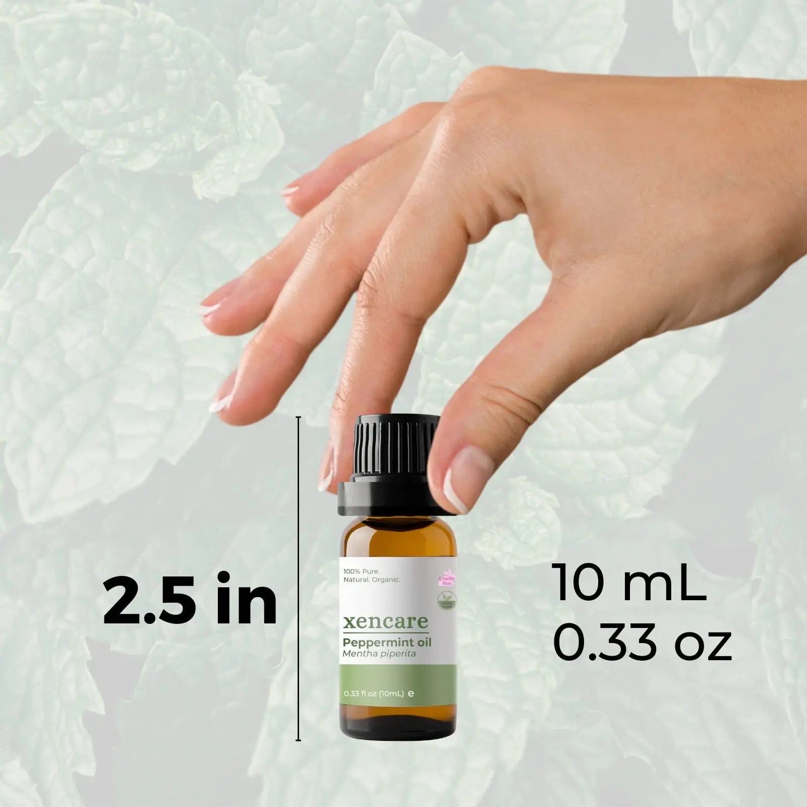 xencare Peppermint USDA Organic Food Grade Essential Oil | 100% Pure Natural Undiluted XenCare Au supplements