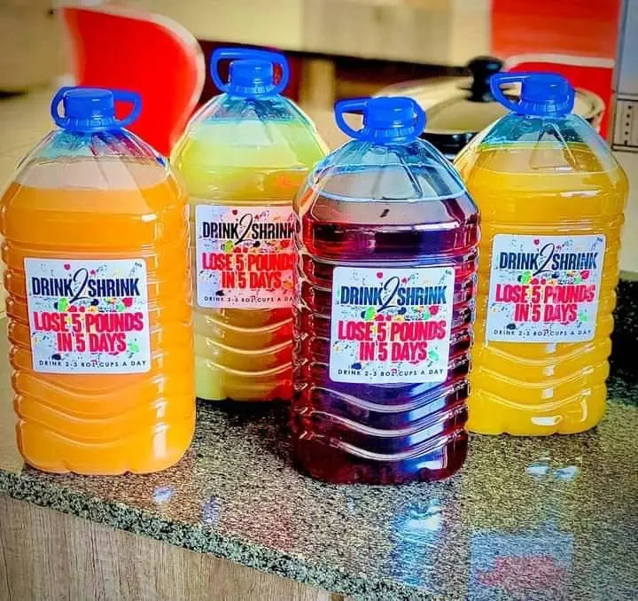 4 Week drink2Shrink Detox Formula Start Losing That Stubborn Belly Fat! (Green Apple) Heath Secret Au supplements