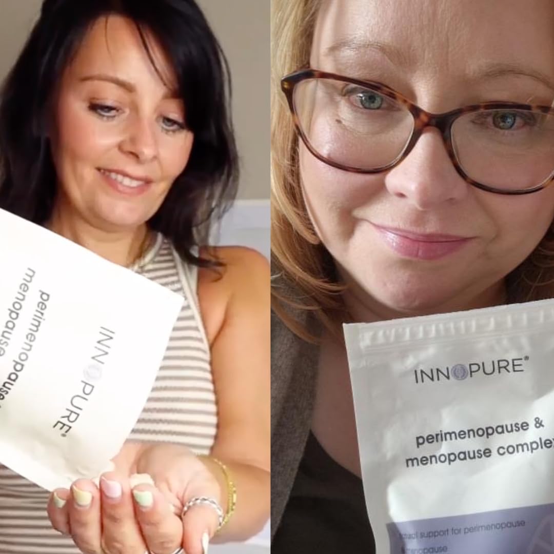 INNOPURE Perimenopause & Menopause Complex for Women (2 Month Supply) Red Clover, Wild Yam, Maca, Sage and Vitamins Including B6 for Hormone Regulation, Clean Label (Pure-Fill) 60 Capsules INNOPURE Au supplements