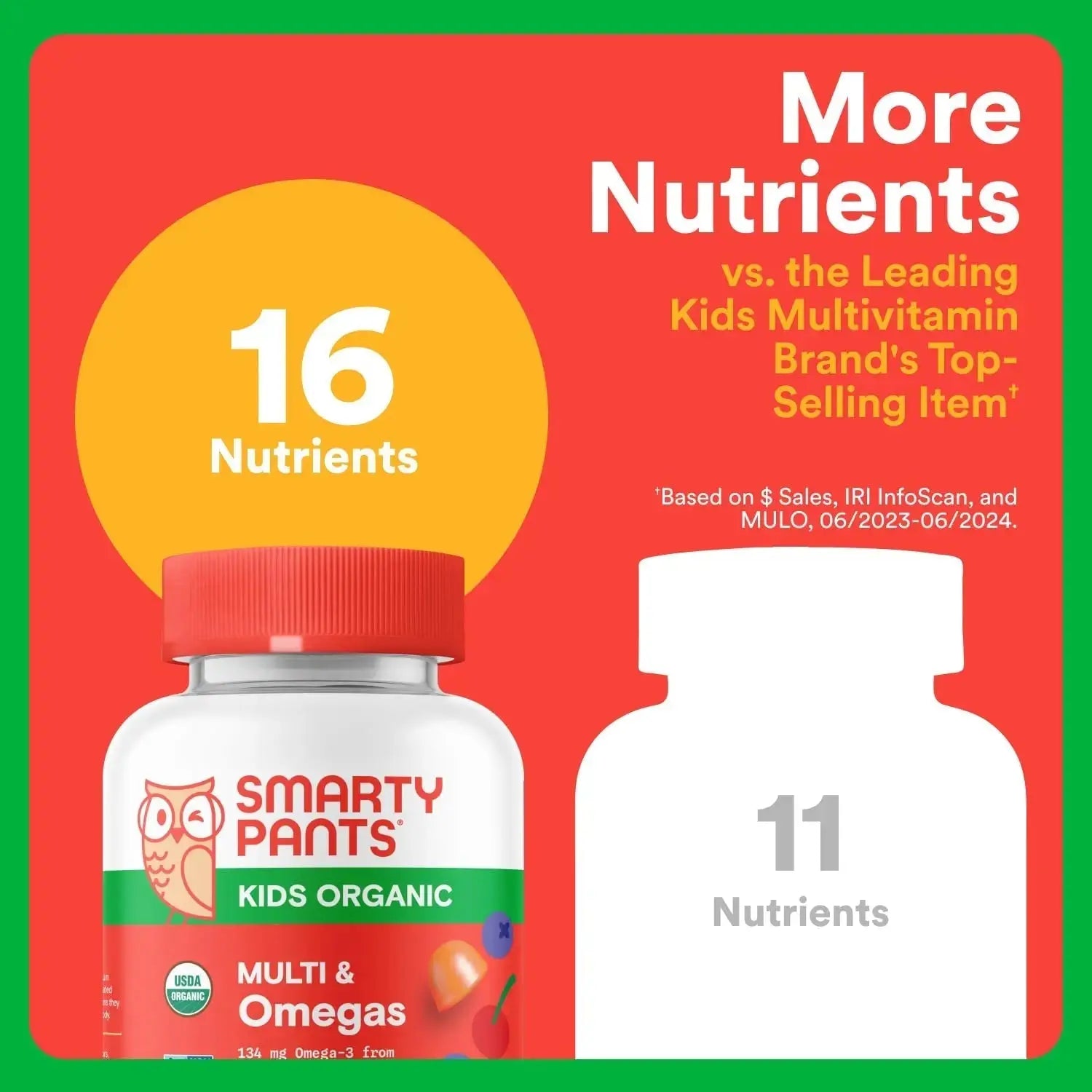 SmartyPants Organic Kids Multivitamin Gummies: Omega 3 (ALA), Vitamin D3, C, Vitamin B12, B6, A, K & Zinc for Immune Support, Biotin SmartyPants Au supplements
