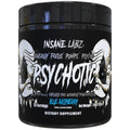 Insane Labz Psychotic Black Edition Mid Stimulant Pre Workout Powder, Energy Focus Pumps, Loaded with Creatine Beta Alanine Taurine Fueled by AMPiberry, 35 Servings (Blue Raspberry)