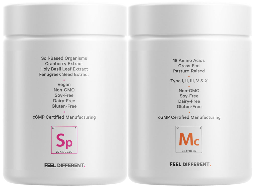 Codeage Multi Collagen Protein Capsules & Probiotics for Women Bundle | Multi Collagen Pills, Collagen Types I, II, II, V & X, 90 Count | Prebiotics & Probiotics for Women - Soy & Dairy Free, 60 Count Codeage Au supplements