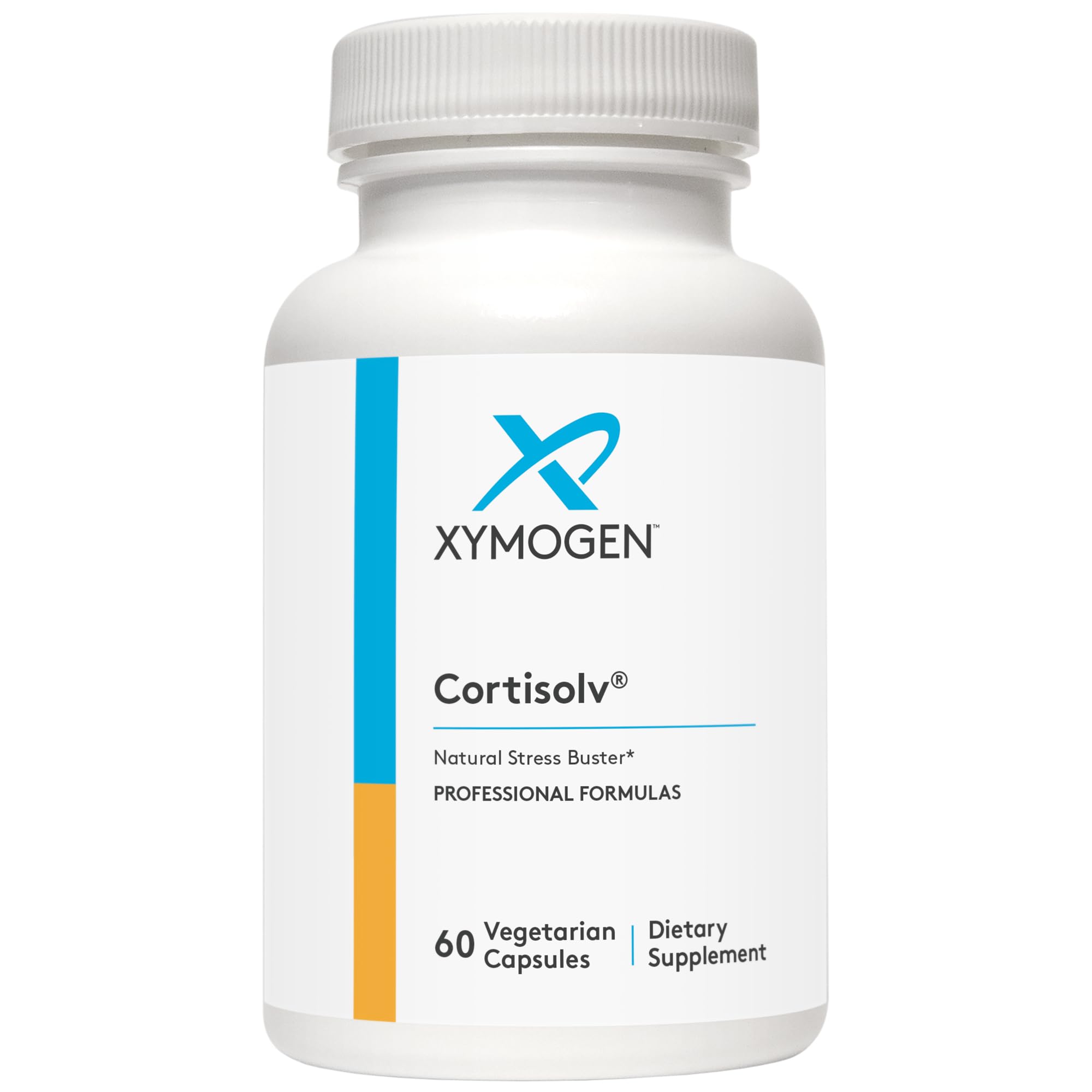 XYMOGEN Cortisolv Cortisol Supplement - Ashwagandha Supplement with L Theanine to Support Healthy Cortisol Levels, Energy, Relaxation and Mental Clarity (60 Capsules) XYMOGEN Au supplements