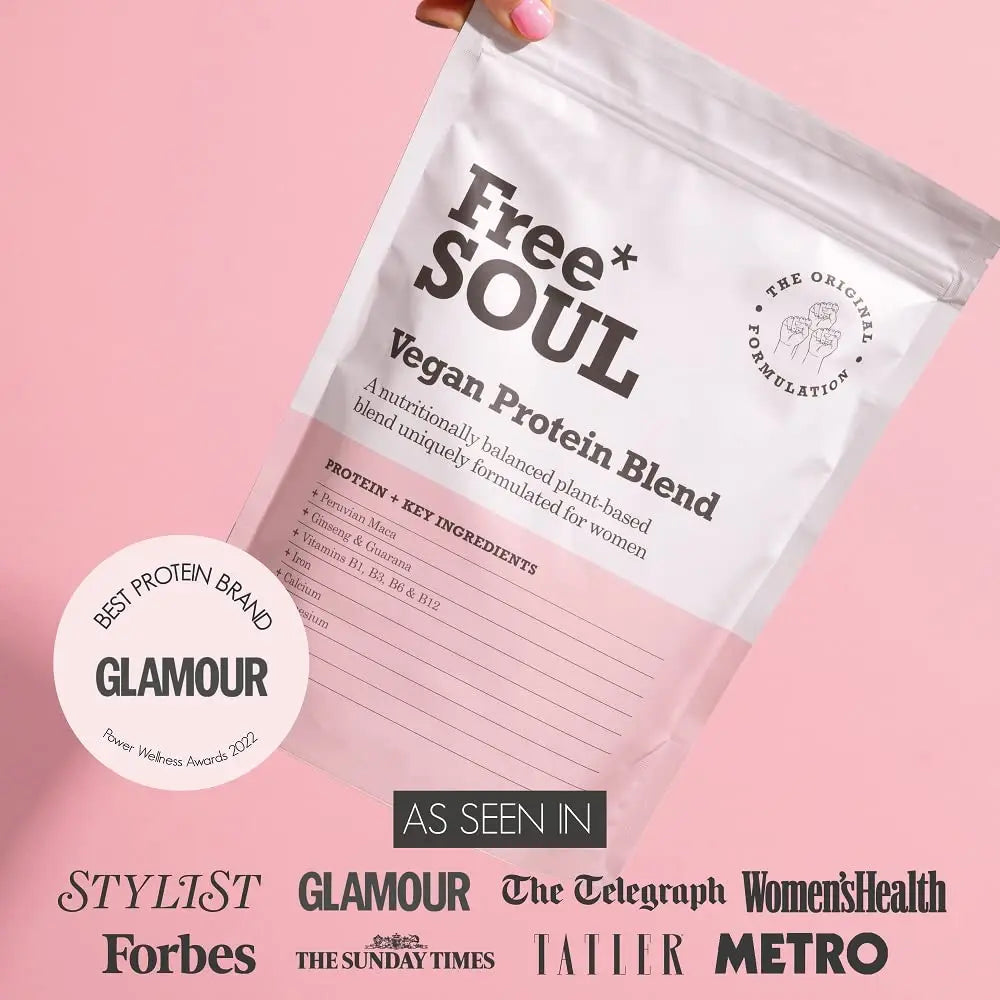Free Soul Vegan Protein Powder | Formulated for Women | 600g | 20g Protein Free Soul Au supplements