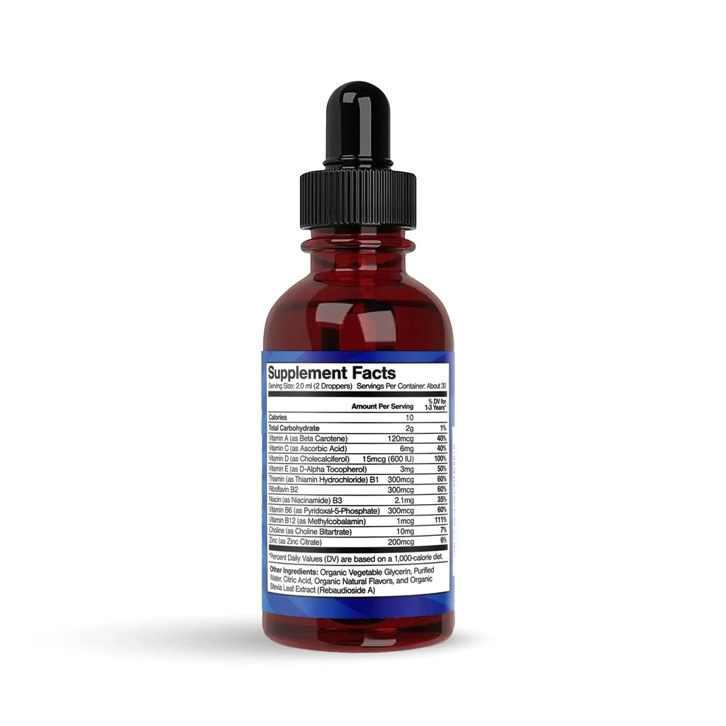 Feel Great Vitamins Organic Multivitamin Liquid Drops for Toddlers & Kids | Daily Essential Nutrients for Healthy Growth | The Feel Great Vitamin Company Au supplements