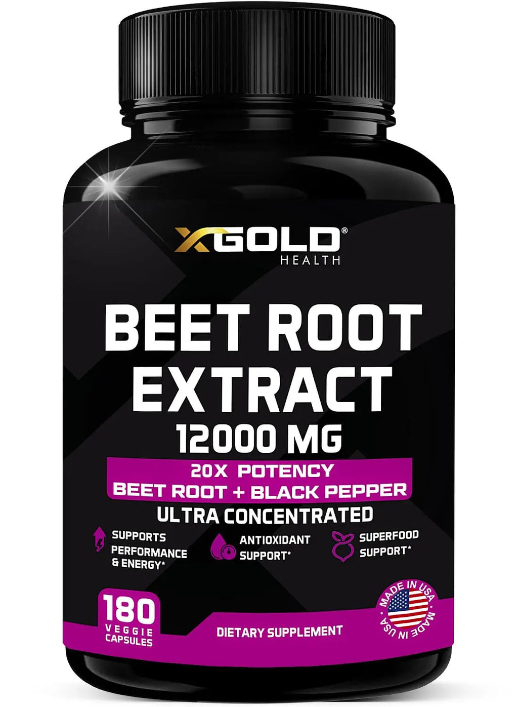 Beet Root Extract Capsules - 12000mg 20x Concentrated Beet Root Capsules Supplement X Gold Health Au supplements