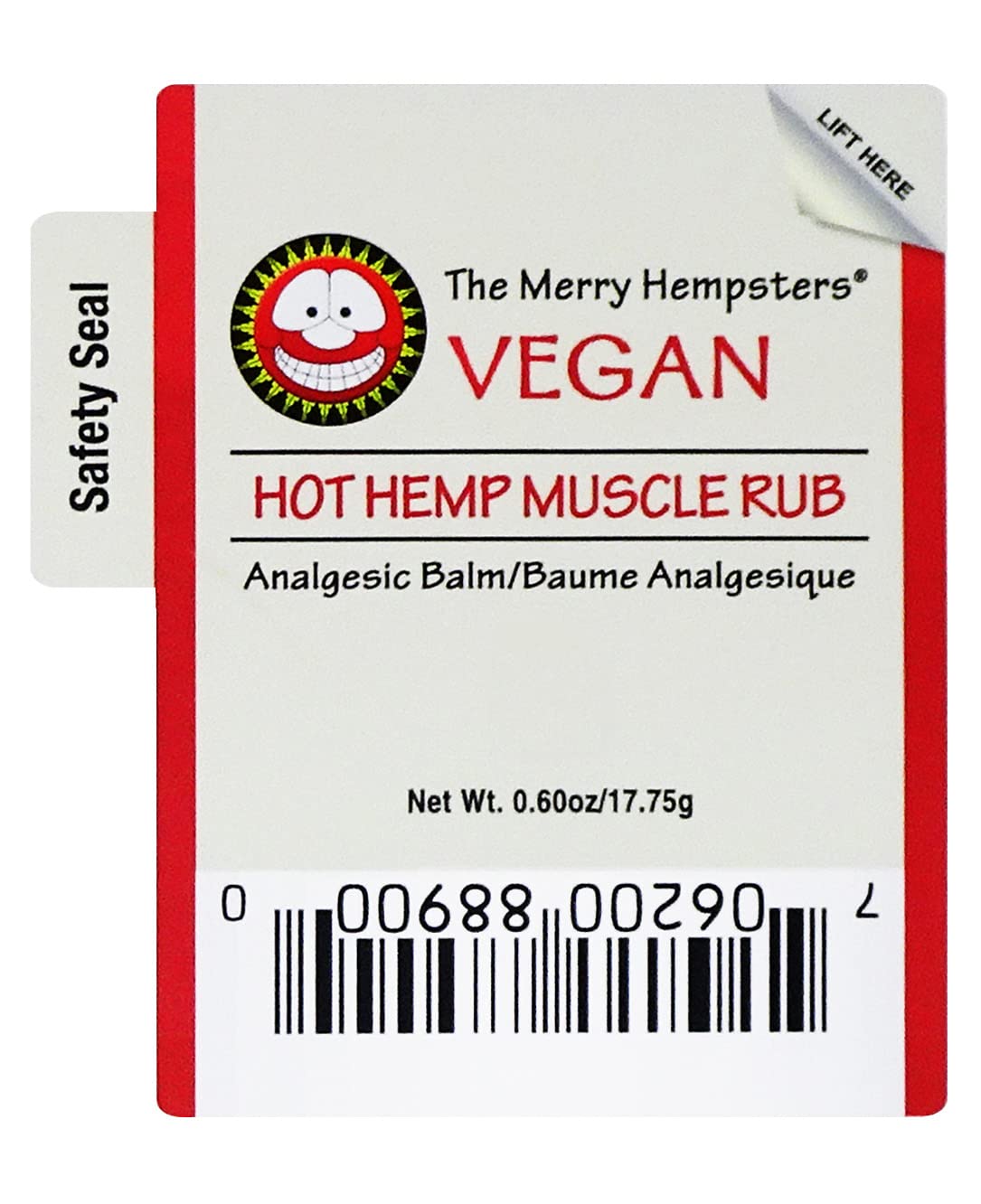 Merry Hempsters Vegan Hot Hemp Muscle Rub Single (2-Pack) The Merry Hempsters Au supplements