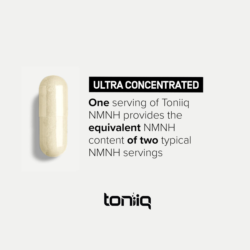 Toniiq NMNH Supplement – Clinically Studied UthPeak™ – 95% Highly Purified & Third-Party Tested for NAD+ & Healthy Aging Support Toniiq Au supplements