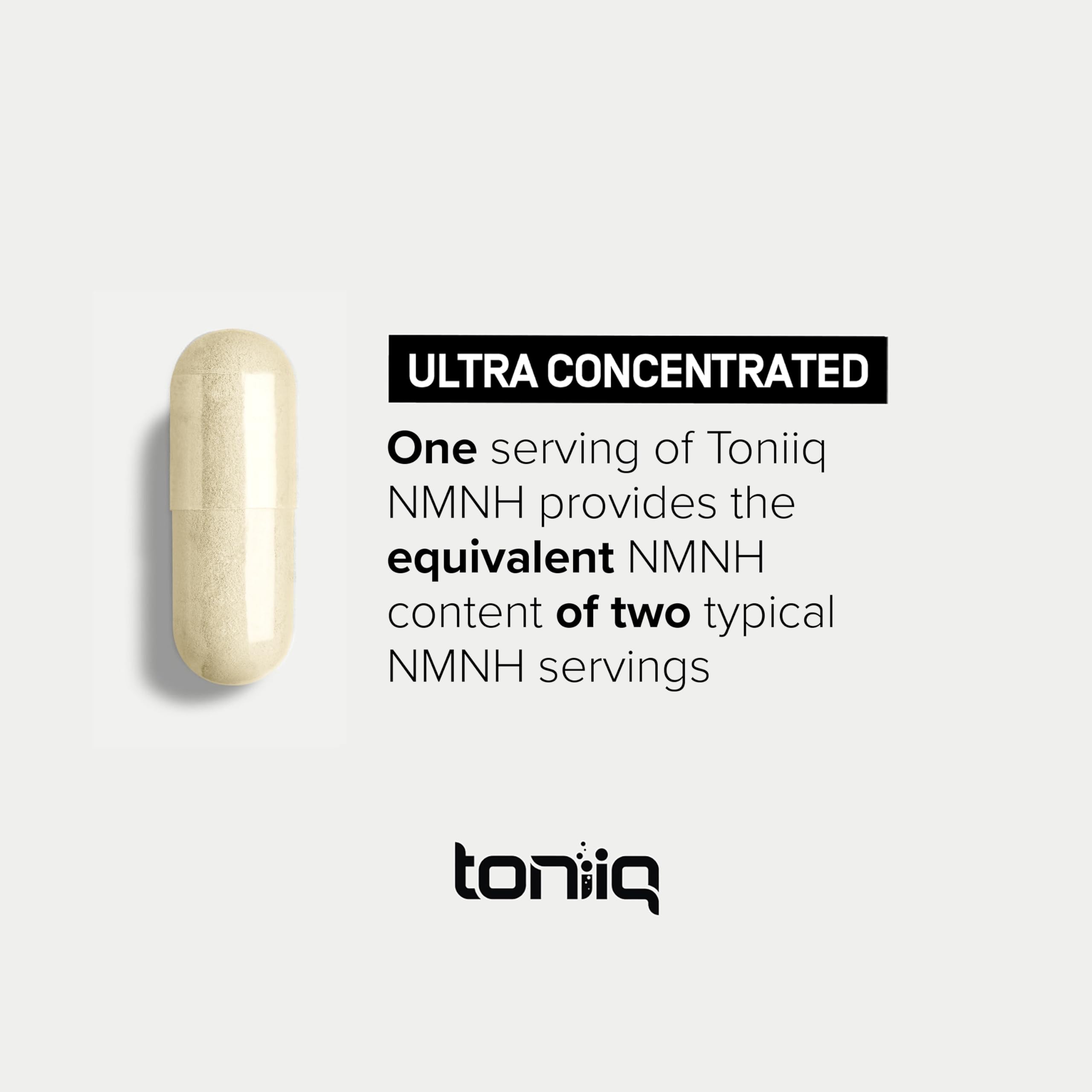 Toniiq NMNH Supplement – Clinically Studied UthPeak™ – 95% Highly Purified & Third-Party Tested for NAD+ & Healthy Aging Support Toniiq Au supplements
