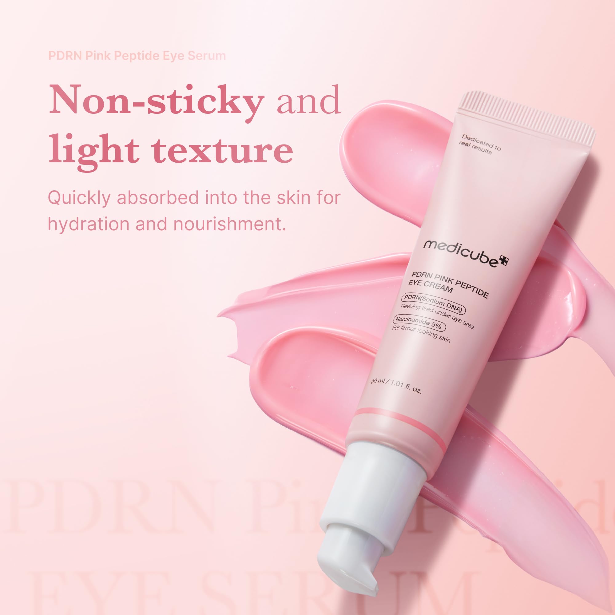 medicube Eye Serum with Salmon DNA PDRN & Pink Peptides | 99% Purity Retinol for Fine Lines
