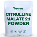 Purisure L-Ctrulline Powder 250g, Premium Citrulline 2:1 Malate Supplement for Strength Purisure Au supplements