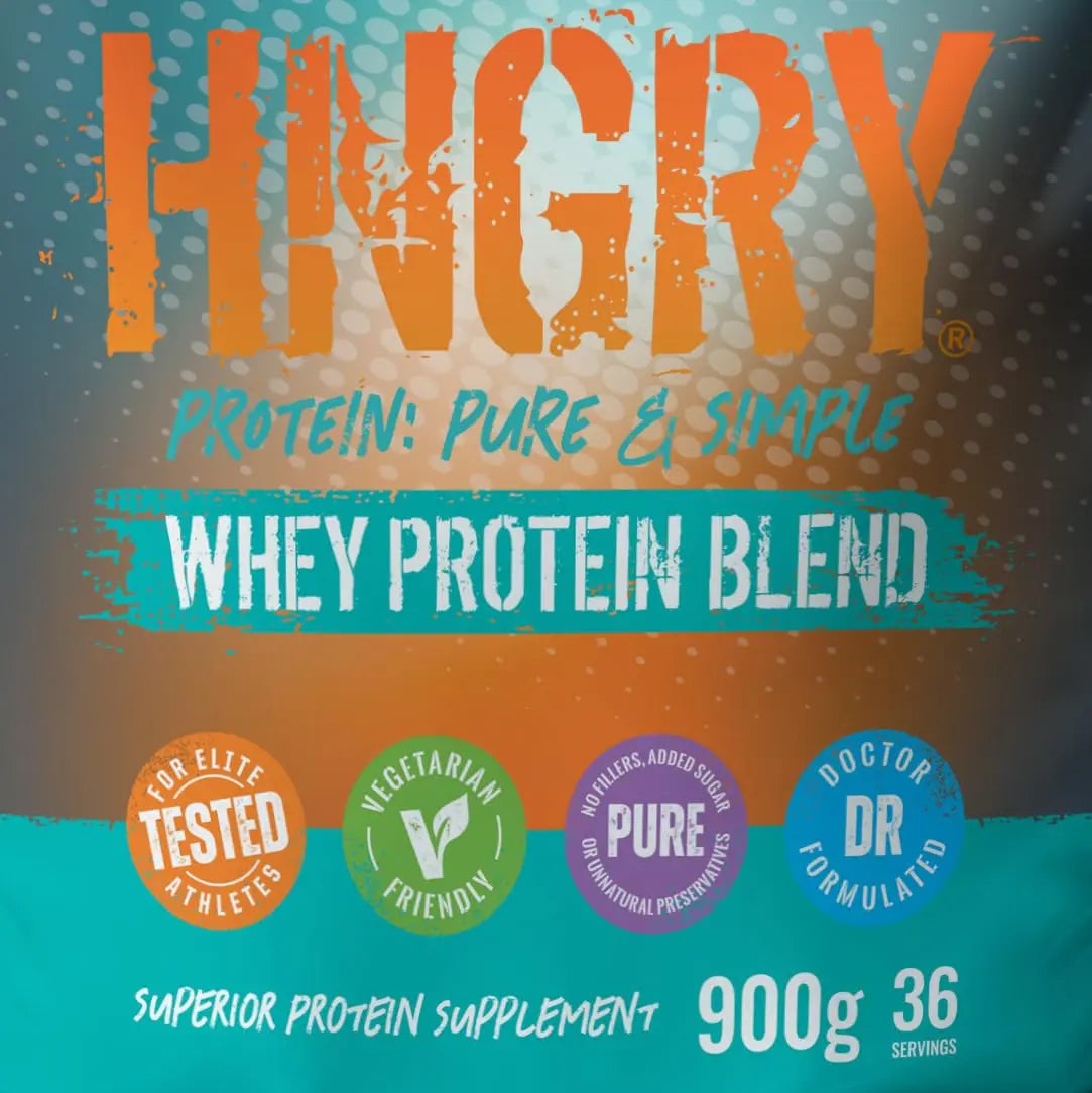 HNGRY Protein Whey Protein Powder Shake with 80% Protein Whey, 900g and 36 Servings HNGRY Protein Au supplements