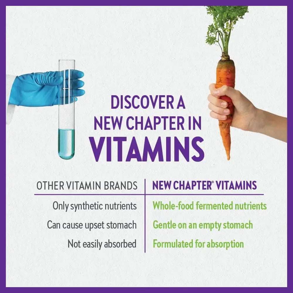 New Chapter Perfect Prenatal Vitamins, Organic Prenatal Vitamins, Non-GMO Ingredients for Healthy Baby & Mom - Folate (Methylfolate), Iron, Vitamin D3 New Chapter Au supplements