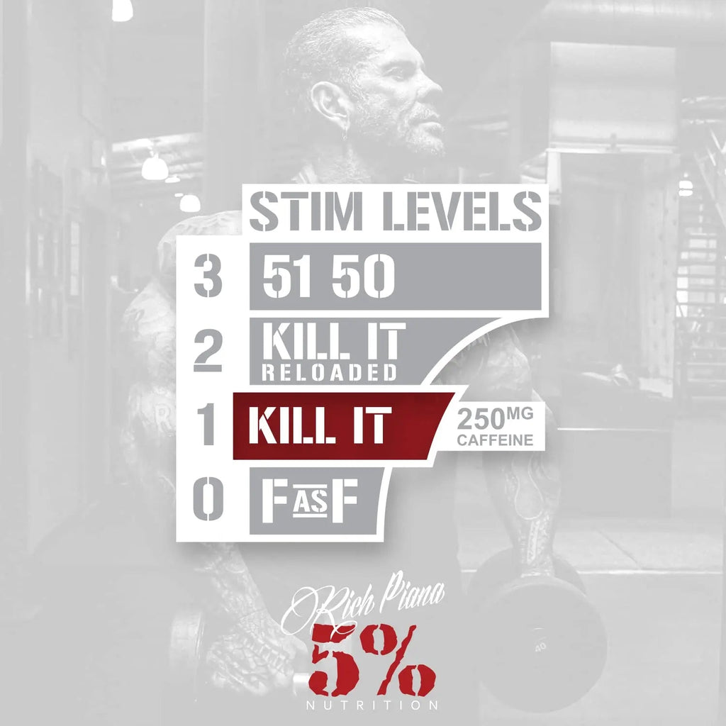 5% Nutrition 2-Stack | Kill It + FasF | Pre-Workout + NO Booster Pre (Select Your Flavors) 5% Nutrition Au supplements