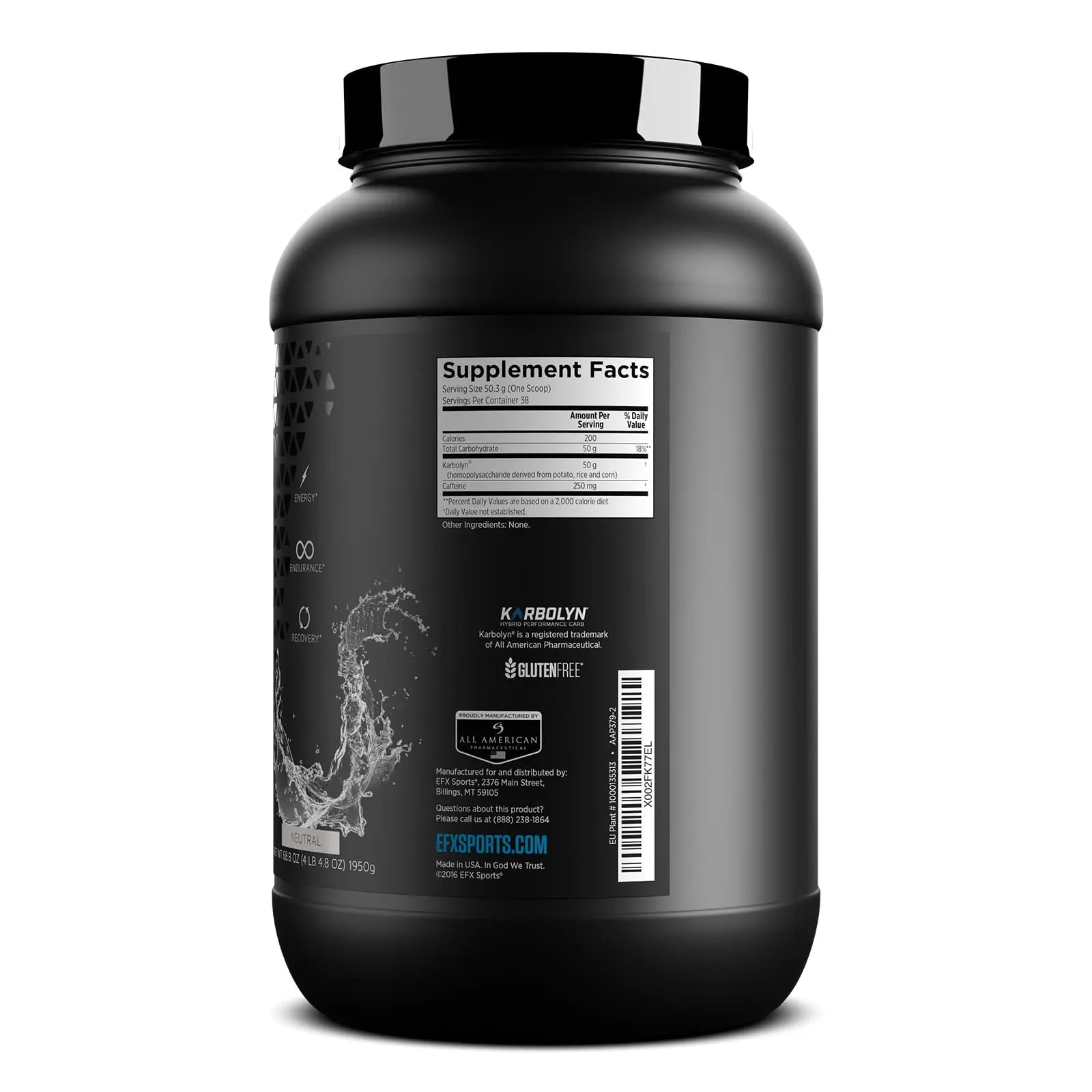 EFX Sports Karbolyn Energy | Performance Carbohydrate Powder + Caffeine | Carb Load EFX Sports Au supplements
