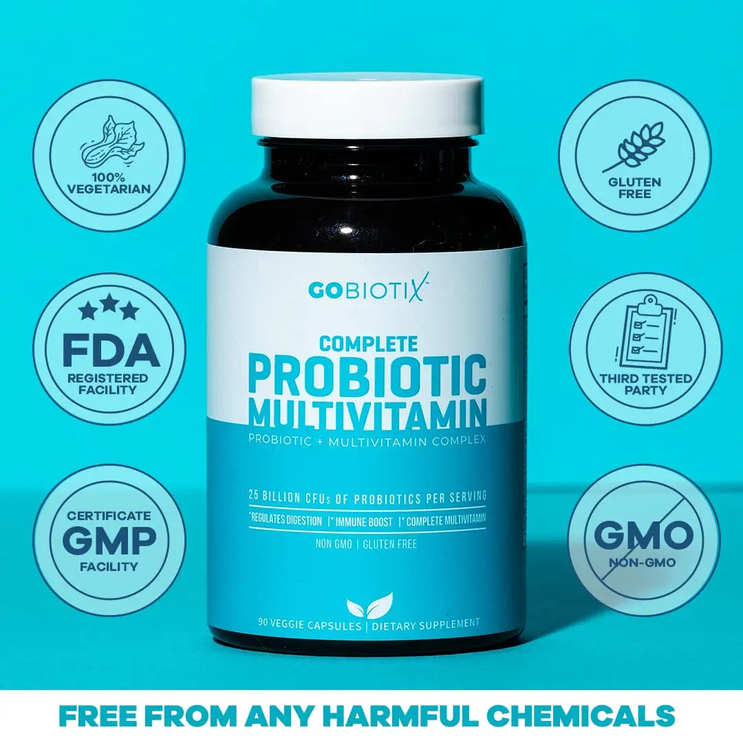 GOBIOTIX Probiotic Multivitamin Supplement - Daily Multivitamins with Probiotics GOBIOTIX Au supplements