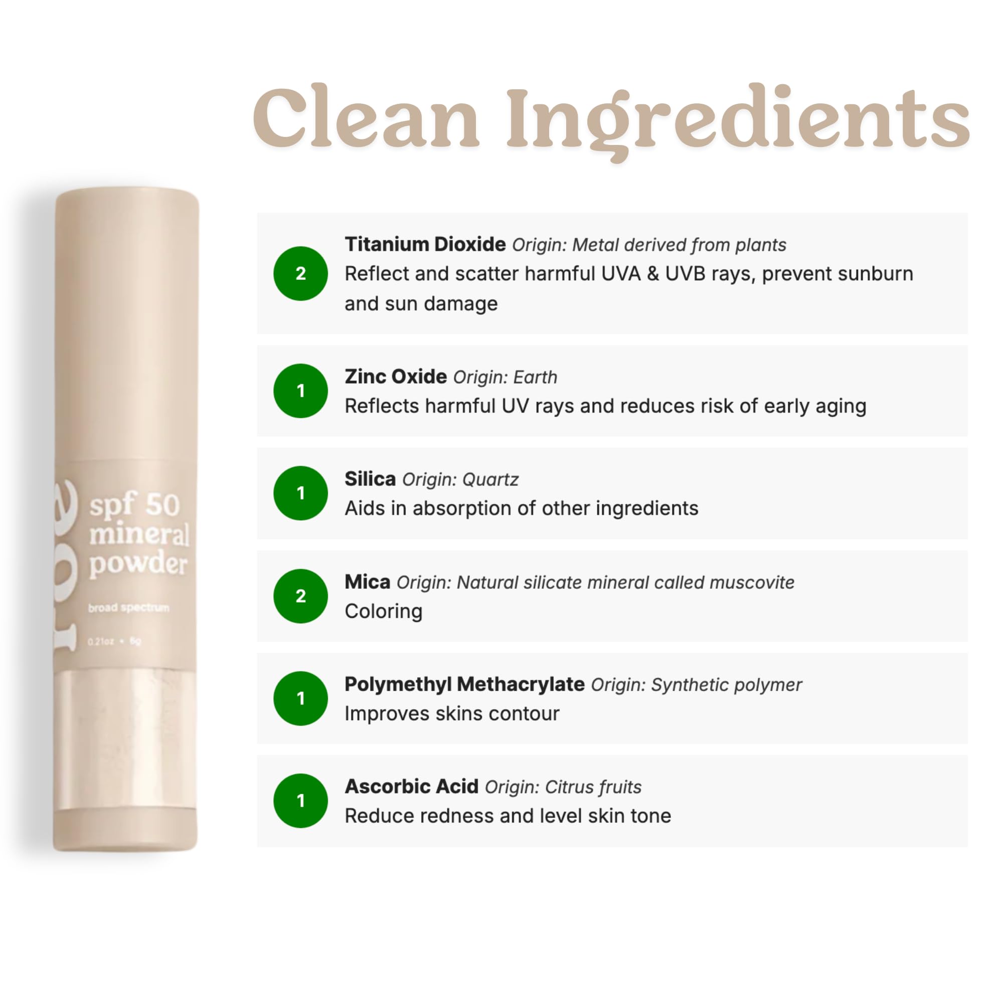 Roe Wellness- Kids SPF 50 Brush On Mineral Sunscreen Powder EWG, Reef-Friendly, Easy to Apply for Kids, Babies & Parents