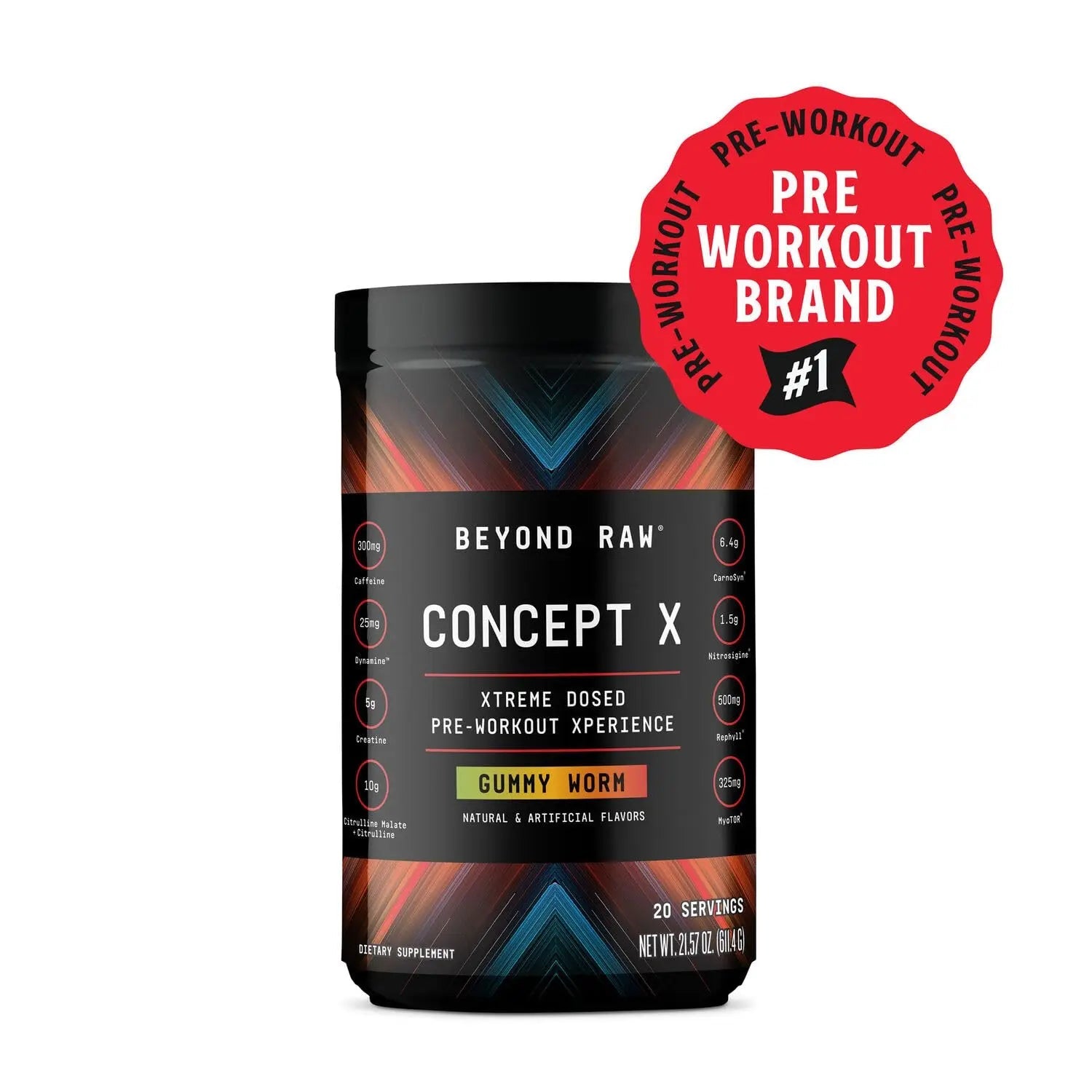 Beyond Raw Concept X - Gummy Worm - 20.76 oz. BEYOND RAW Au supplements