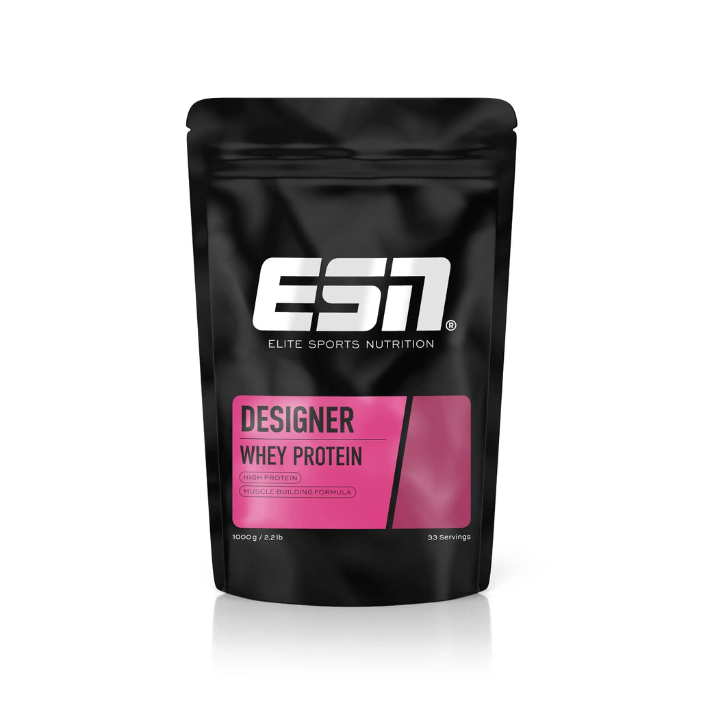 ESN Designer Whey Protein Powder, Strawberry, 1000 g, 2.2 lbs, 33 Servings ESN Au supplements