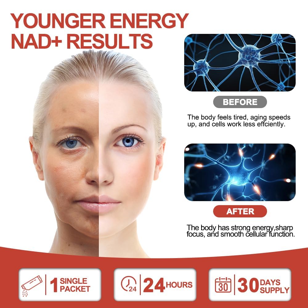 Zoone Nutra NAD Supplement 1200mg with Nicotinamide Riboside, PQQ & Resveratrol – Advanced Cellular Energy & Longevity Support – Anti-Aging Formula for Mental Clarity – 30 Packets Zoone Nutra Au supplements