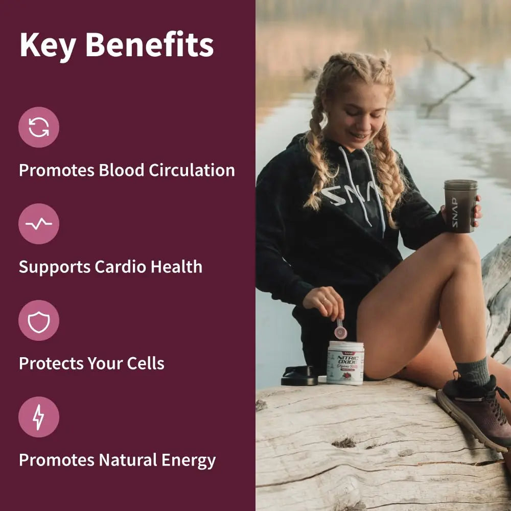 Snap Supplements USDA Organic Beet Root Powder, 3-in-1 Nitric Oxide Supplement Snap Supplements Au supplements