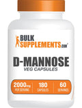 BulkSupplements.com D-Mannose Capsules - D-Mannose Supplement, for Urinary Tract Support - Vegan & Gluten Free, 3 Capsules per Serving (2000mg), 180 Count (Pack of 1) BulkSupplements Au supplements