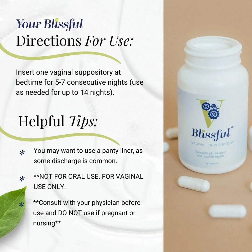 V Blissful - Boric Acid Suppositories Helps with Yeast Infections - Effective Feminine Care with Boric Acid, Perfect V Blissful Au supplements