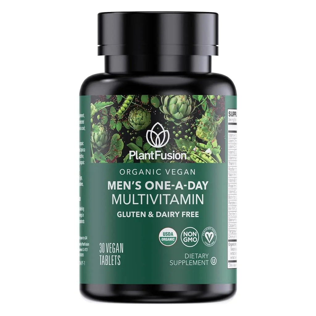 PlantFusion Organic Multivitamin for Men - One Daily Whole Food Blend Men's Multivitamin - Vegan, Non-GMO PlantFusion Au supplements