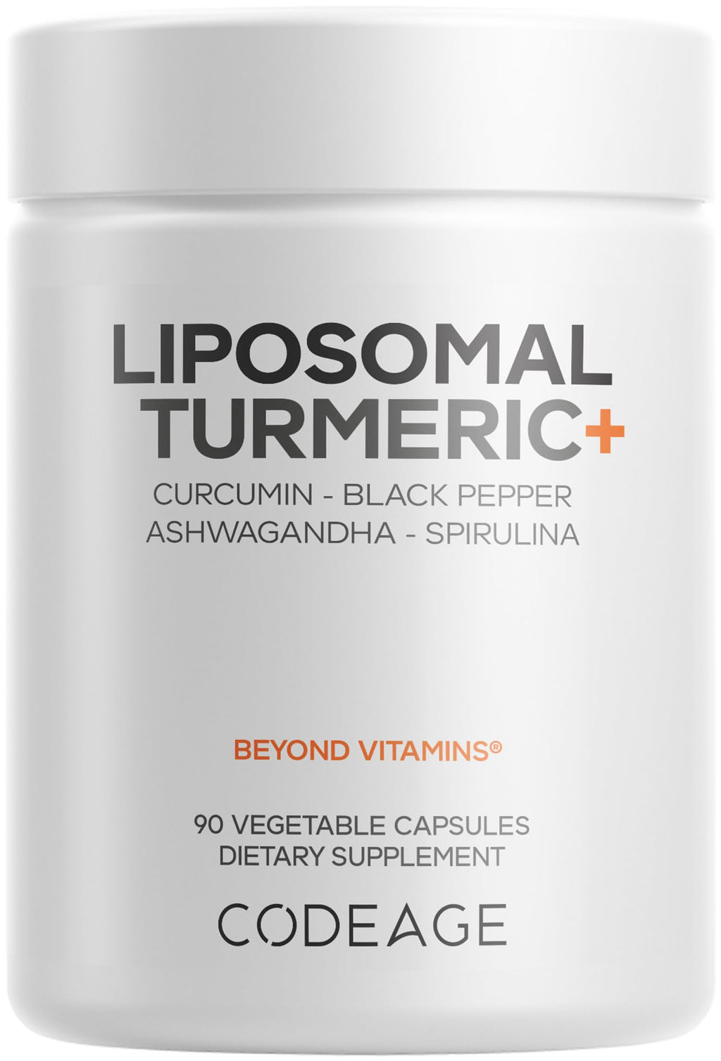 Codeage Organic Turmeric Supplement - 95% Curcumin Extract Pills - Liposomal Fermented Botanical Blend Black Pepper, Ashwagandha, Ginger, Stephania, Boswelia,