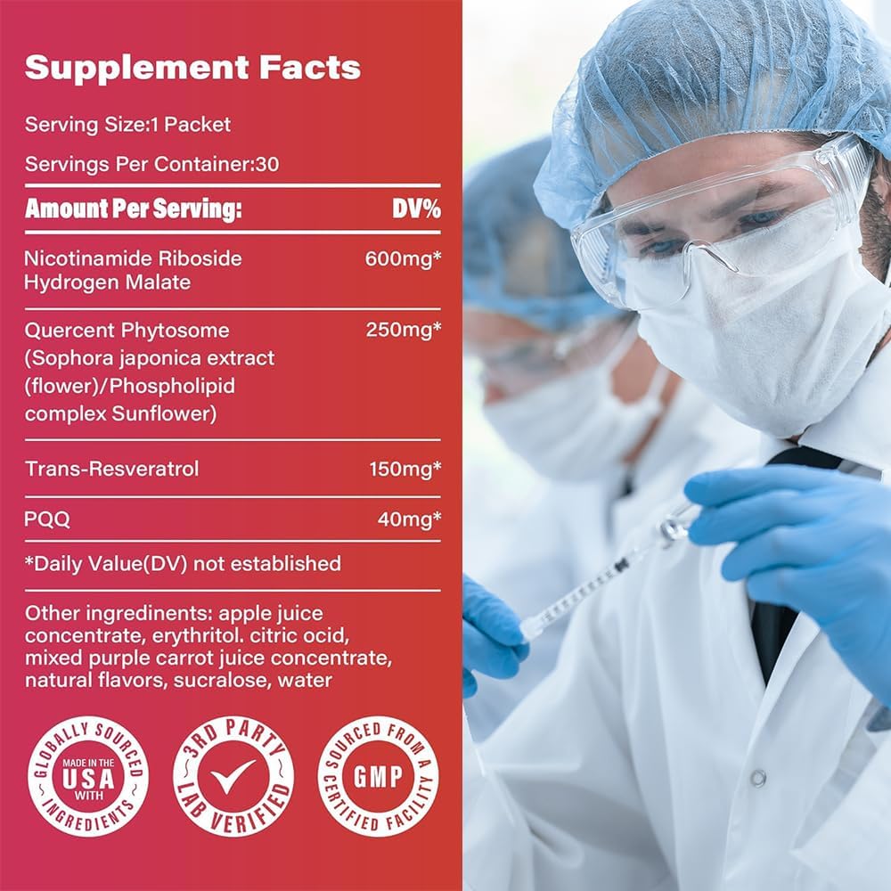 Zoone Nutra NAD Supplement 1200mg with Nicotinamide Riboside, PQQ & Resveratrol – Advanced Cellular Energy & Longevity Support – Anti-Aging Formula for Mental Clarity – 30 Packets Zoone Nutra Au supplements