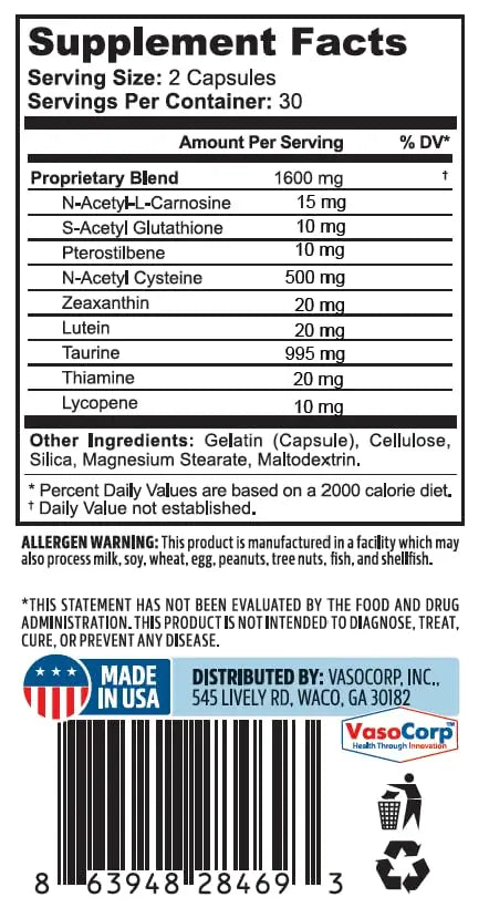 NeuropAWAY Eye Support 60CT NeuropAWAY Au supplements