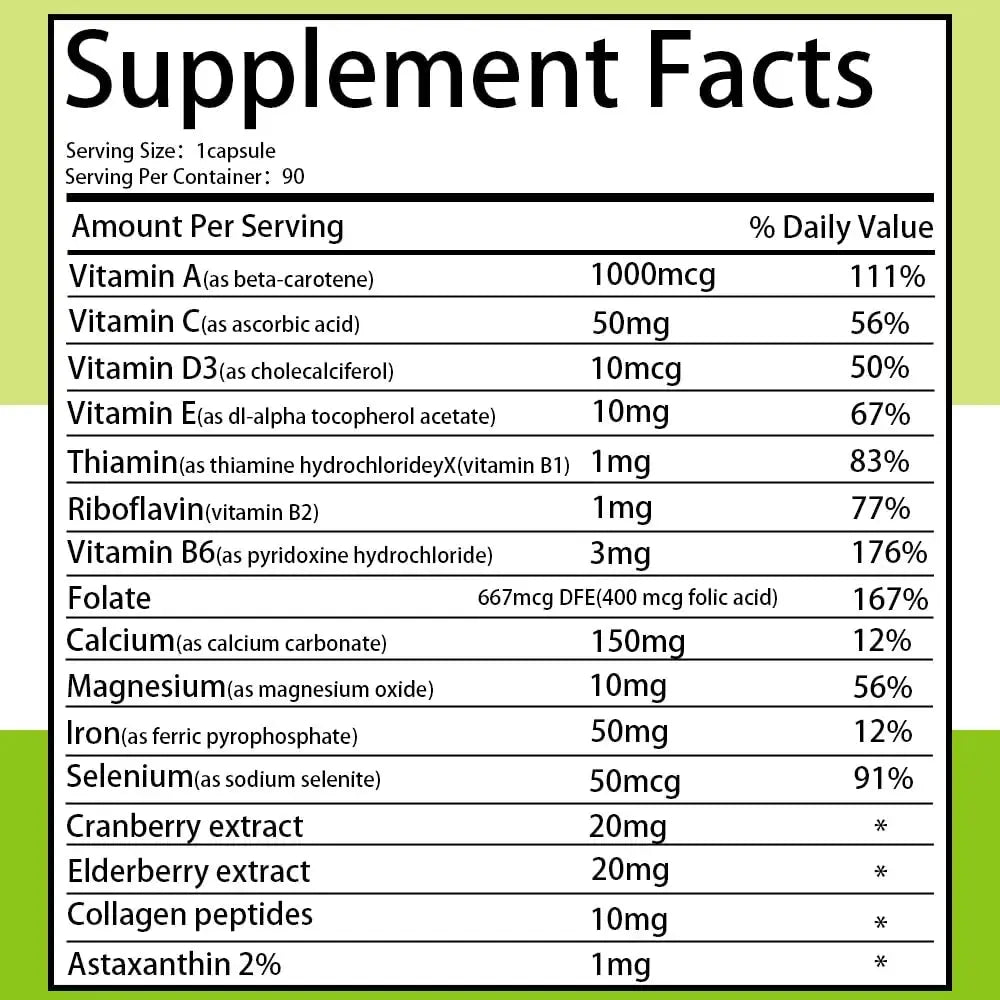 SEMAL Daily Multivitamin & Multimineral Supplement for Women (90 Capsules) SEMAL Au supplements