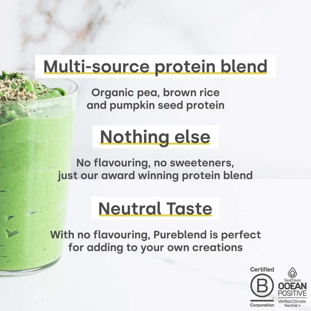 Form Pureblend Protein - Unflavoured and Unsweetened Vegan Protein Powder Form Au supplements