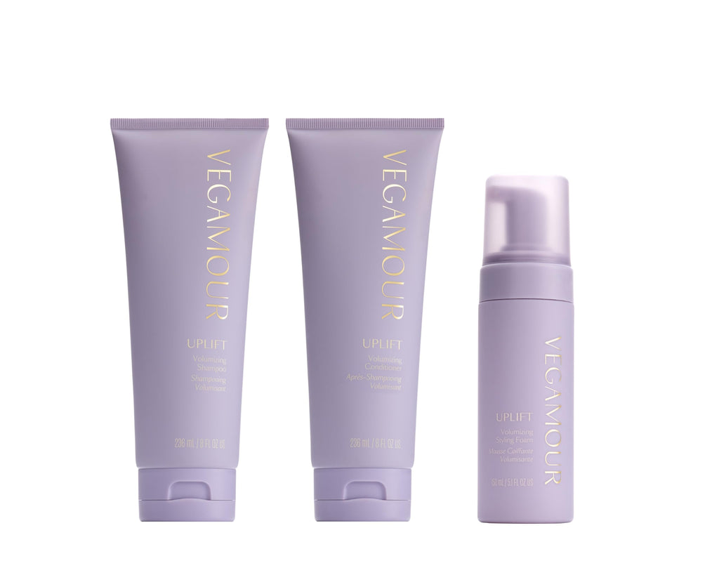 Uplift Volume Trio Kit with Shampoo, Conditioner, & Styling Foam for Volumizing & Fuller Looking Hair VEGAMOUR Au supplements