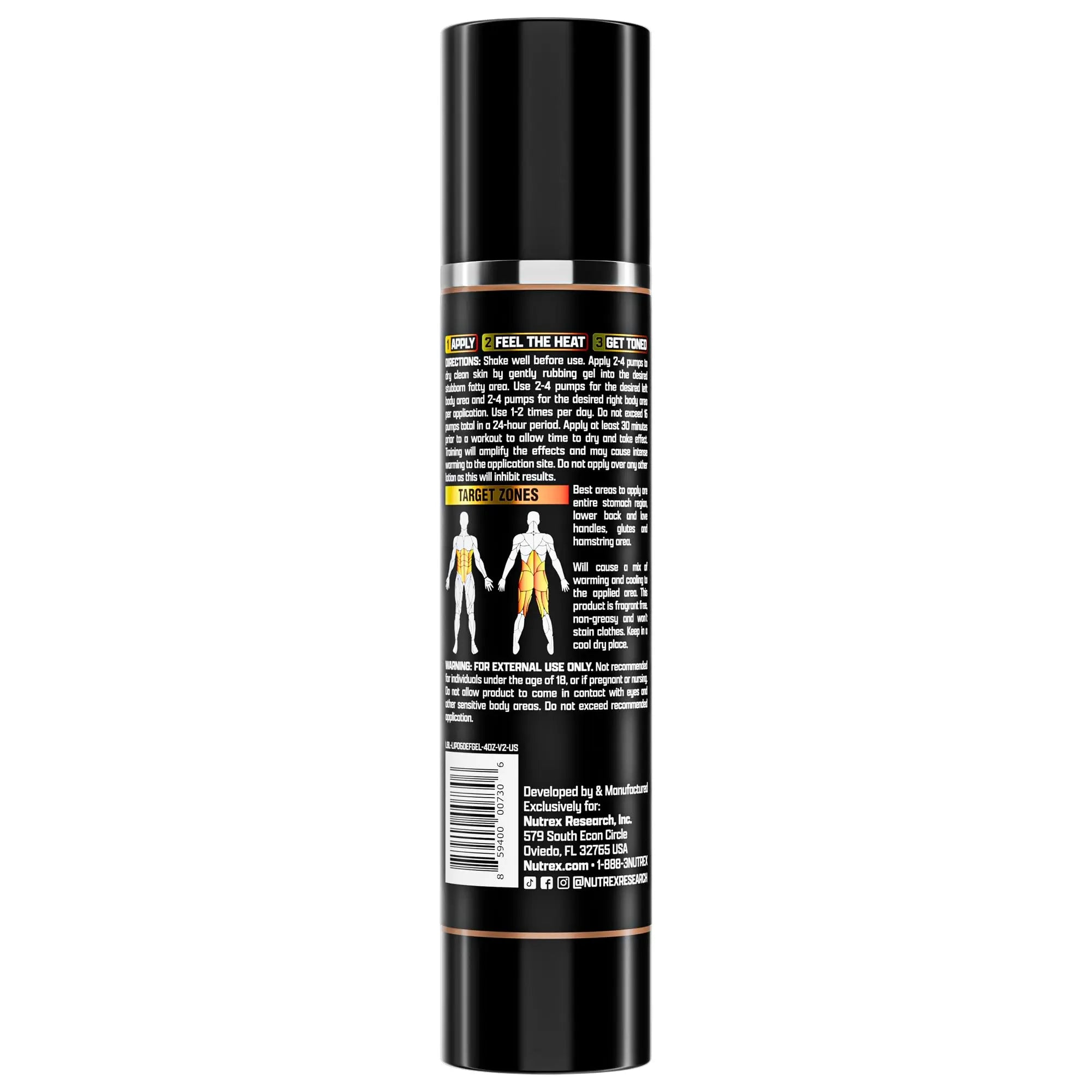 Lipo 6 Defining Gel Fast Acting Fat Burning Cream for Men & Women | Targets Stubborn Nutrex Research Au supplements