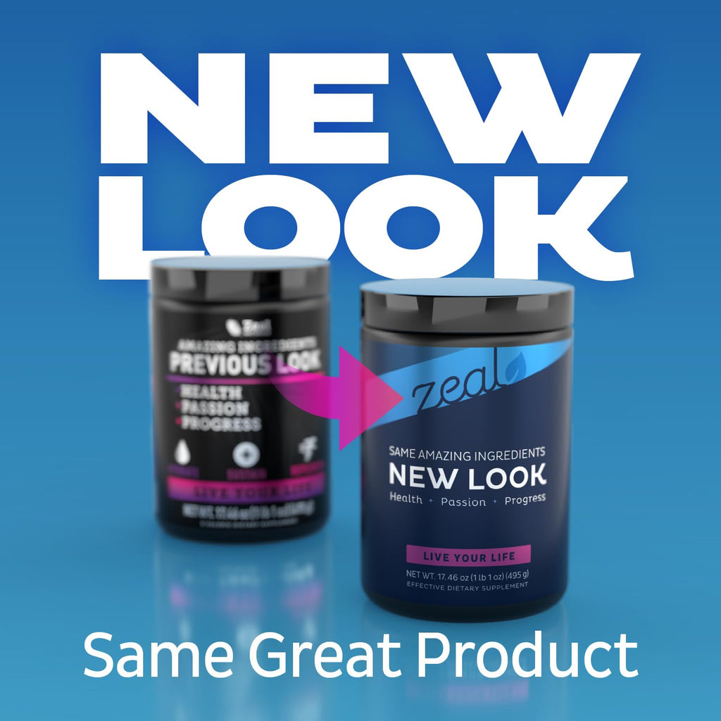 Zeal Electrolyte Powder - 90 Servings | Keto Electrolytes Powder | Zero Sugar, BCAAs, B-Vitamins | Potassium, Zinc, Magnesium
