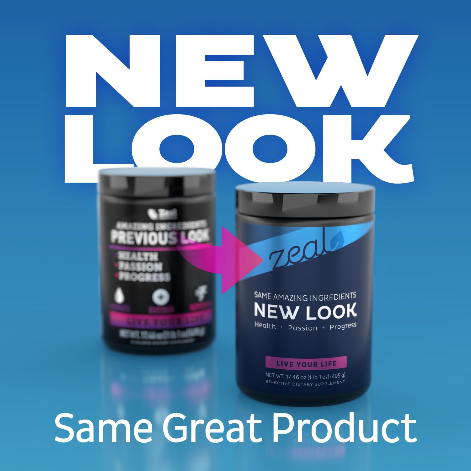 Zeal Electrolyte Powder - 90 Servings | Keto Electrolytes Powder | Zero Sugar, BCAAs, B-Vitamins | Potassium, Zinc, Magnesium