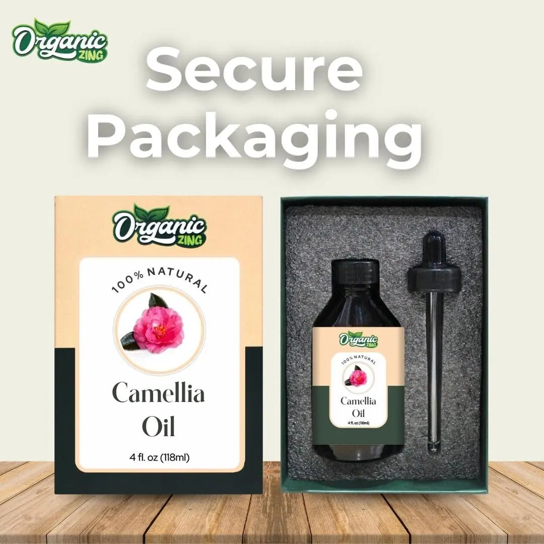 Organic Zing Camellia (Camellia Japonica) Oil | Pure & Natural Carrier Oil for Skincare, Hair Care & Massage ORGANIC ZING Au supplements