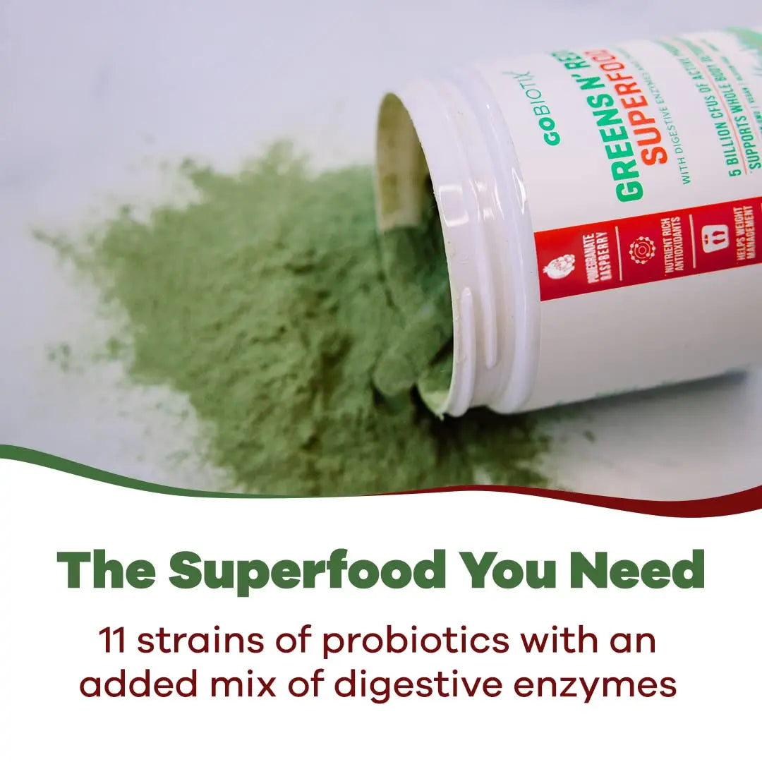 GOBIOTIX Super Greens Powder with Organic Spirulina - Superfood Supplement GOBIOTIX Au supplements
