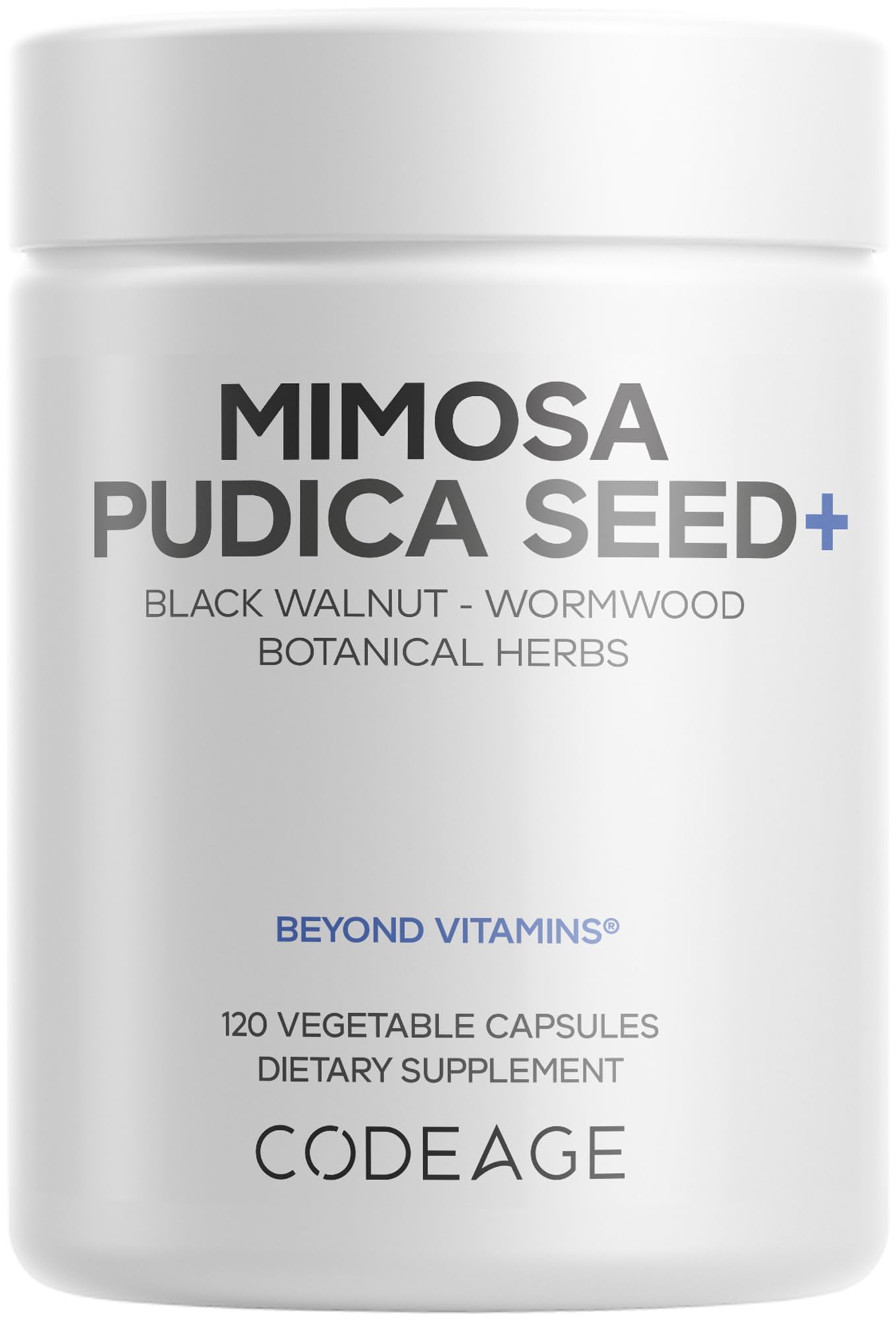 Codeage Organic Mimosa Pudica Seed Capsules - Mimosa Pudica Seeds Supplement - Black Walnut, Cloves, Vidanga, Neem, BioPerine - All in One - Sensitive Plant Pills - Non-GMO & Vegan - 120 Capsules Codeage Au supplements