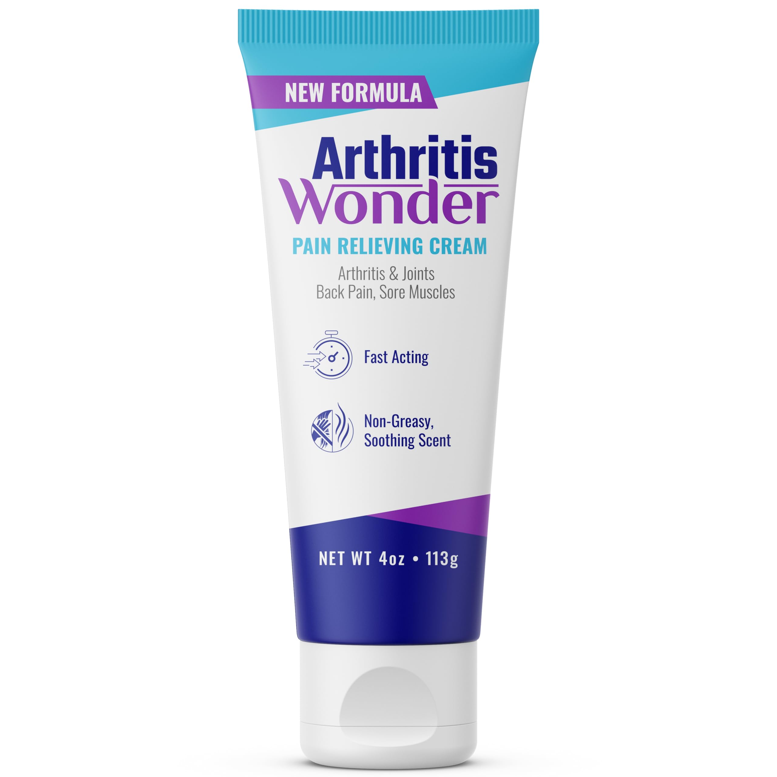 Arthritis Wonder Pain Relief Cream, 4 oz – Arthritis Pain Relief Cream for Hand, Knee, Foot and Wrist Joints – Fast-Acting, Deep Penetrating, Non-Greasy Formula with Natural Wogonin Arthritis Wonder Au supplements