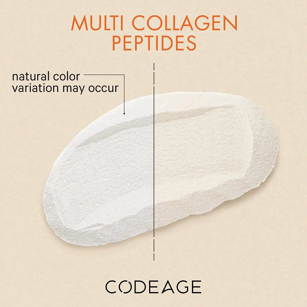 Codeage Multi Collagen Protein Powder Peptides, Hydrolyzed, Type I, II, III, V, X Grass Fed All in One Super Bone Codeage Au supplements