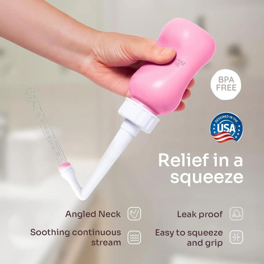 Peri Bottle for Postpartum Care from Mommy First™ | Upside Down Bottle for Perineal Cleansing and Recovery Mommy First Au supplements