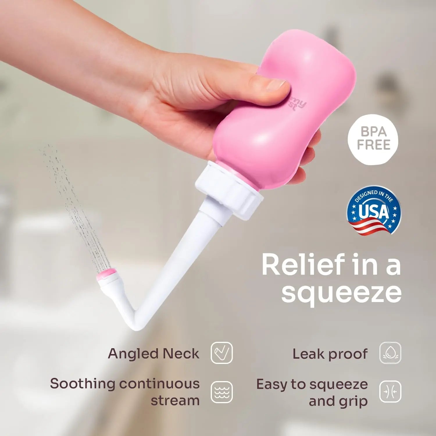 Peri Bottle for Postpartum Care from Mommy First™ | Upside Down Bottle for Perineal Cleansing and Recovery Mommy First Au supplements