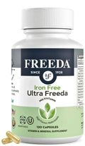 FREEDA Ultra Multivitamin Capsules – High-Potency Daily Supplement for Men & Women – Iron-Free – 120 Count – Kosher Certified FREEDA Au supplements
